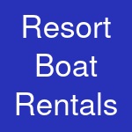 Resort Boat Rentals