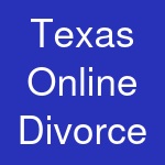 Texas Online Divorce