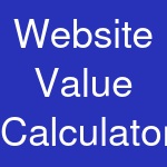 Website Value Calculator