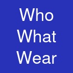 Who What Wear