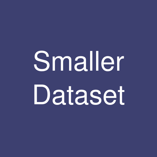 Smaller Dataset