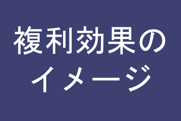 複利効果のイメージ