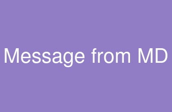 Message from MD