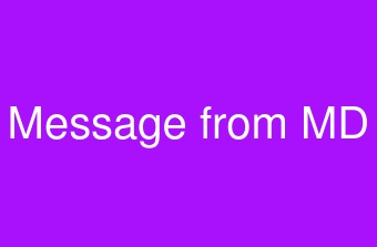 Message from MD