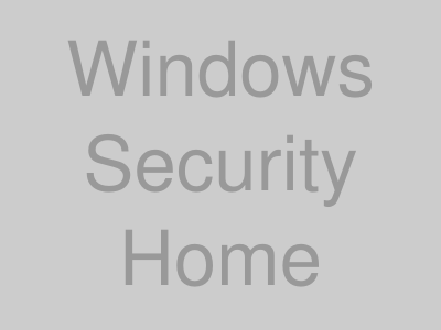 Windowsセキュリティホーム画面イメージ