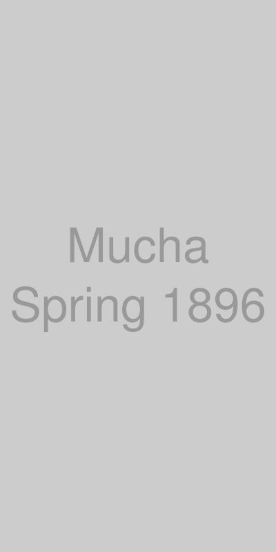 アルフォンス・ミュシャ作『四季:春』の高画質画像
