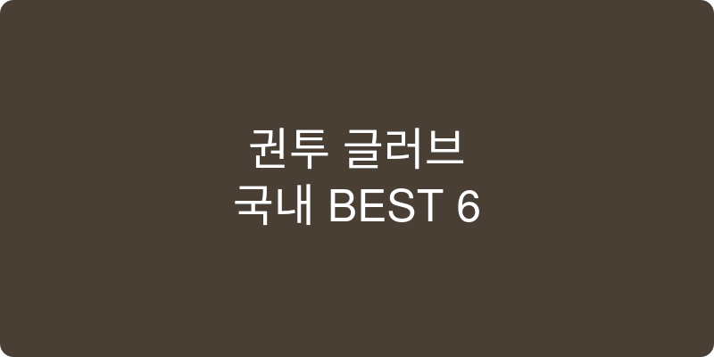 권투 글러브 추천 이미지