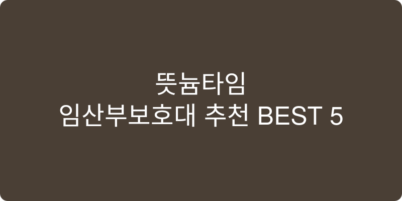 임산부보호대 추천 이미지