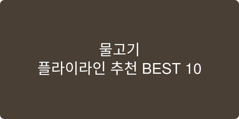 플라이라인 추천 이미지