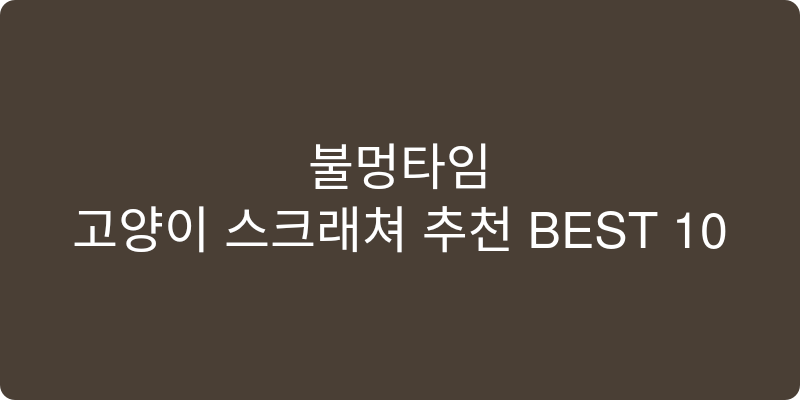 고양이 스크래쳐 추천 이미지