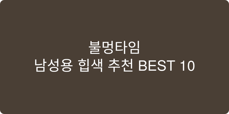 남성용 힙색 추천 이미지