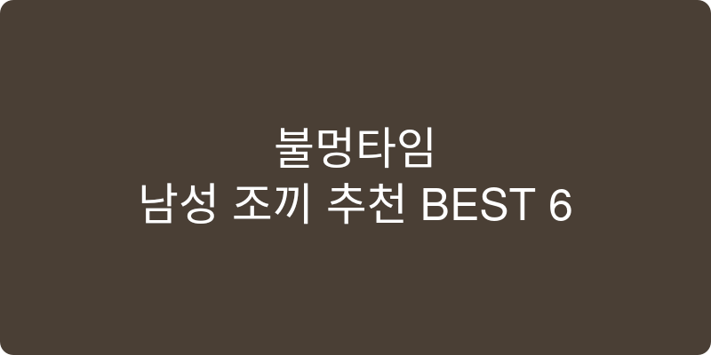 남성 조끼 추천 이미지