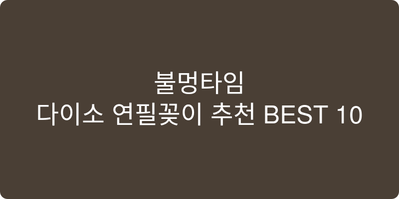 다이소 연필꽂이 추천 이미지