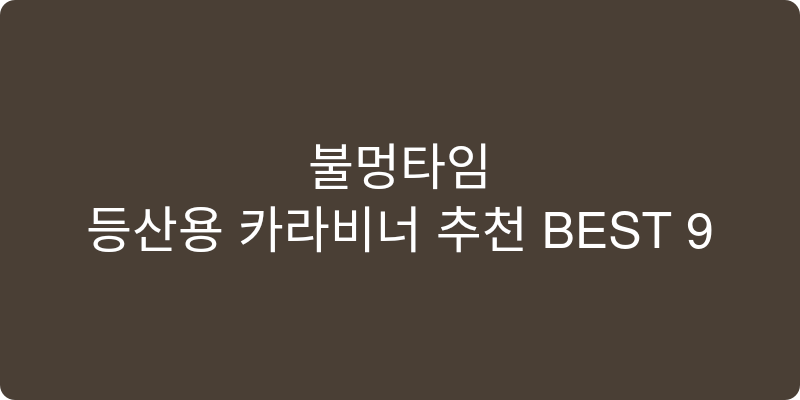 등산용 카라비너 추천 이미지