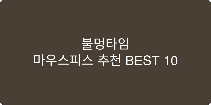 마우스피스 추천 이미지