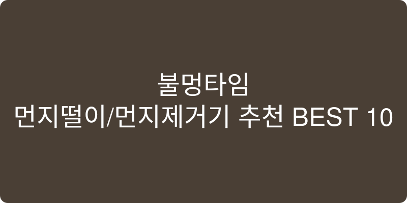 먼지떨이/먼지제거기 추천 이미지