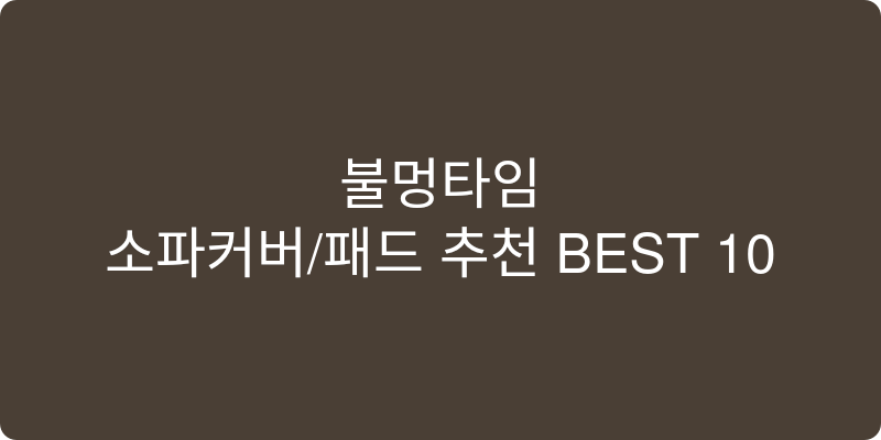 소파커버/패드 추천 이미지