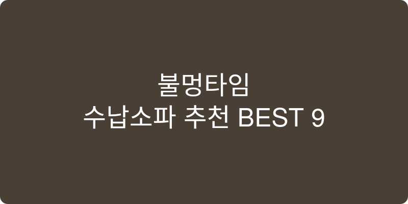 수납소파 추천 이미지