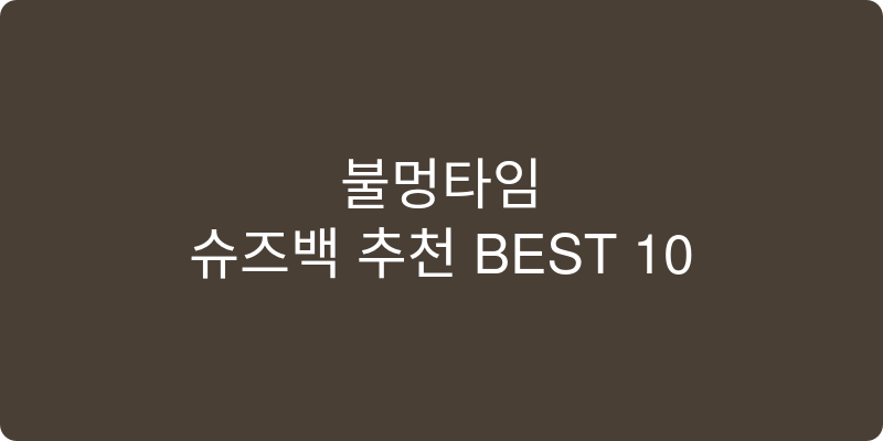 슈즈백 추천 이미지