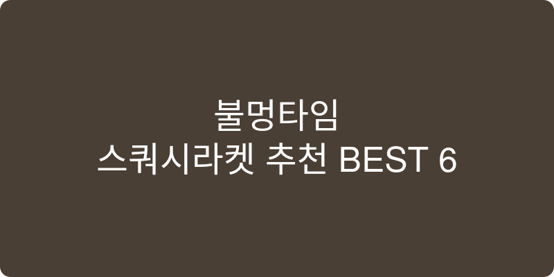 스쿼시라켓 추천 이미지