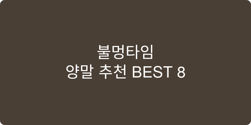 양말 추천 이미지
