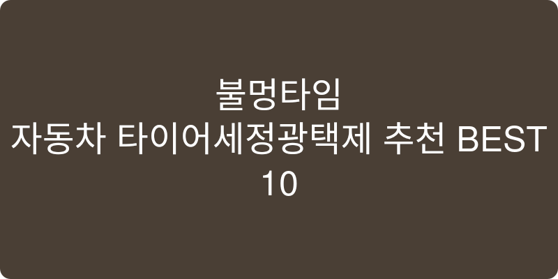 자동차 타이어세정광택제 추천 이미지