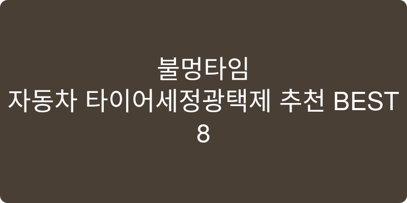 자동차 타이어세정광택제 추천 이미지