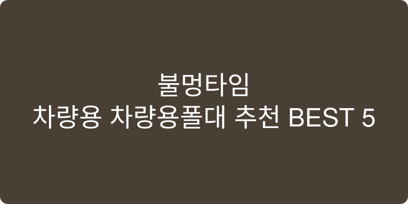 차량용 차량용폴대 추천 이미지