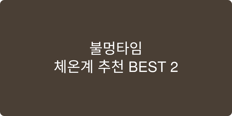 체온계 추천 이미지