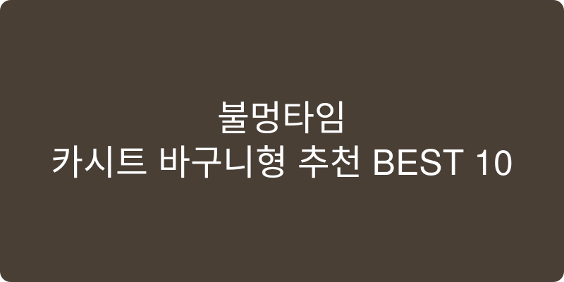 카시트 바구니형 추천 이미지