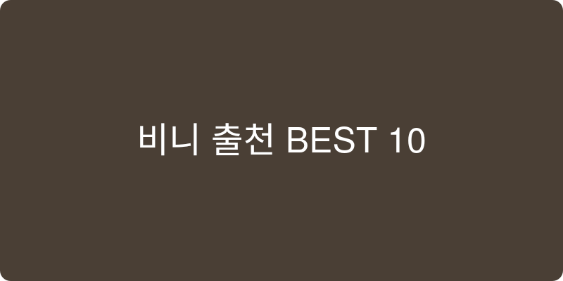 비니 추천 이미지