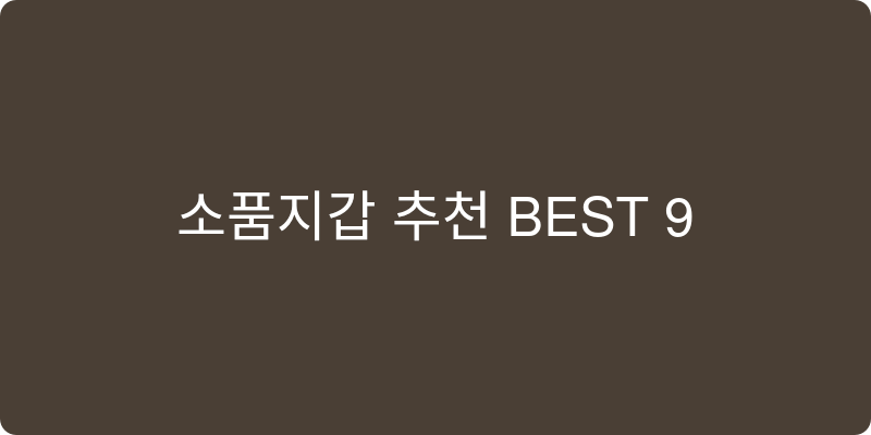 소품지갑 추천 이미지