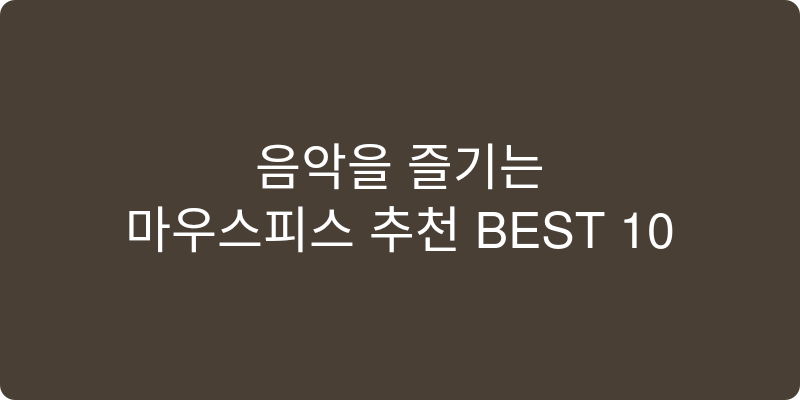 마우스피스 추천 이미지