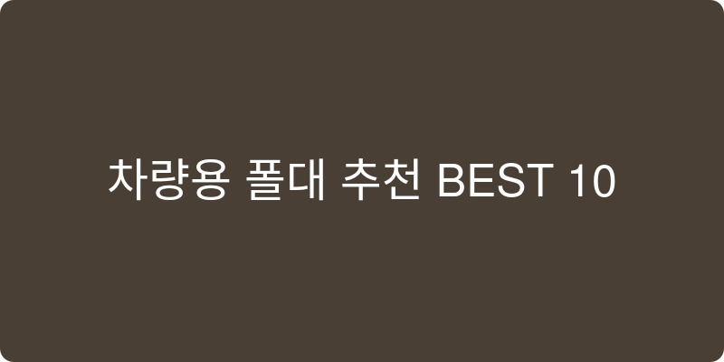 차량용 폴대 추천 이미지