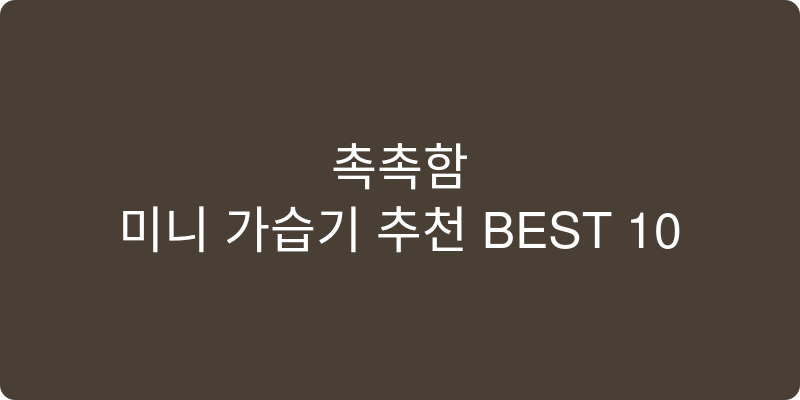 미니 가습기 추천 이미지