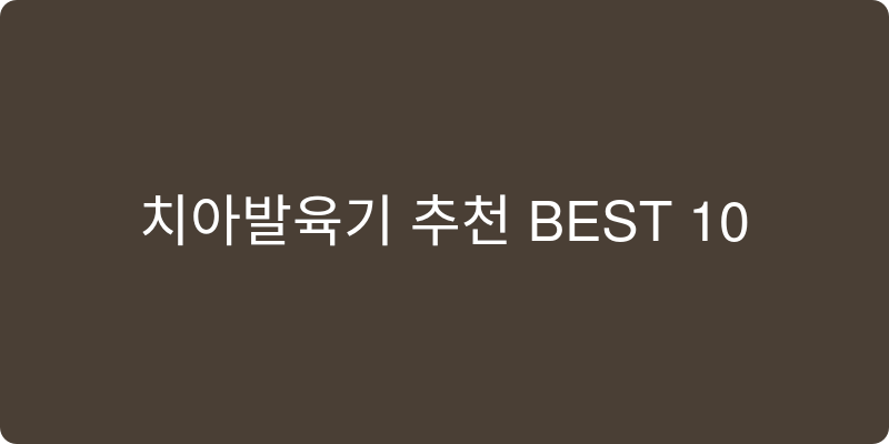 치아발육기 추천 이미지
