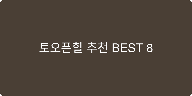토오픈힐 추천 이미지