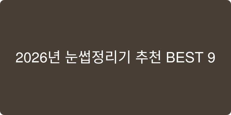 눈썹정리기 추천 이미지