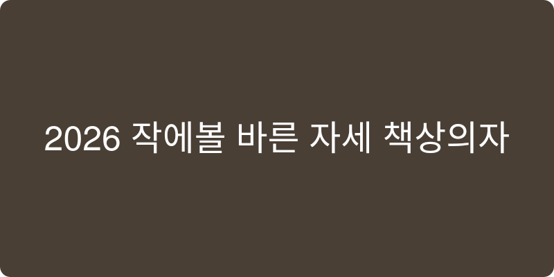 2026년 아동용 책상의자 추천 이미지