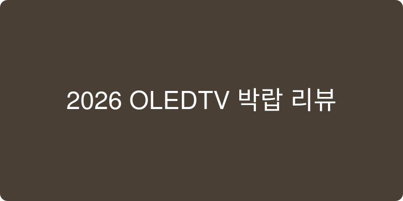 OLEDTV 추천 이미지