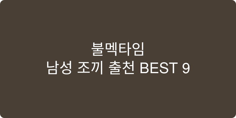 남성 조끼 추천 이미지