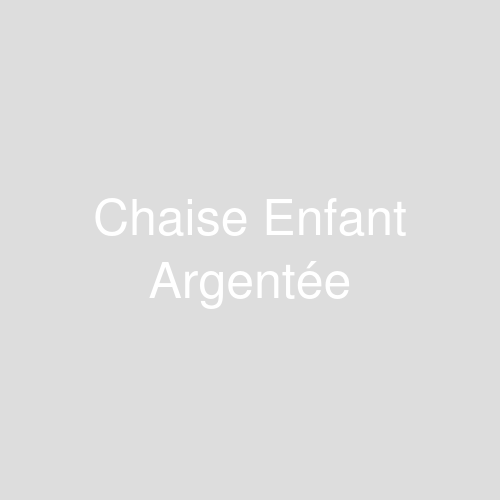 Une image représentant le produit Chaise Enfant Argentée