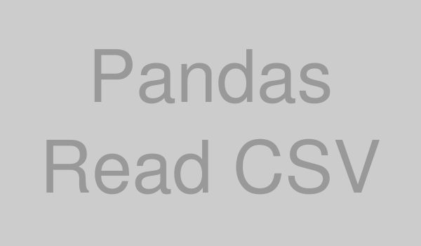 PandasでCSVを読み込んだ結果のイメージ