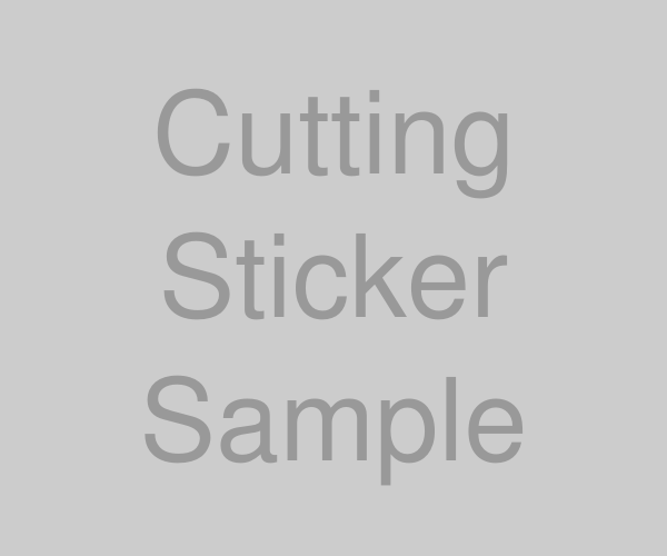カッティングステッカー サンプル