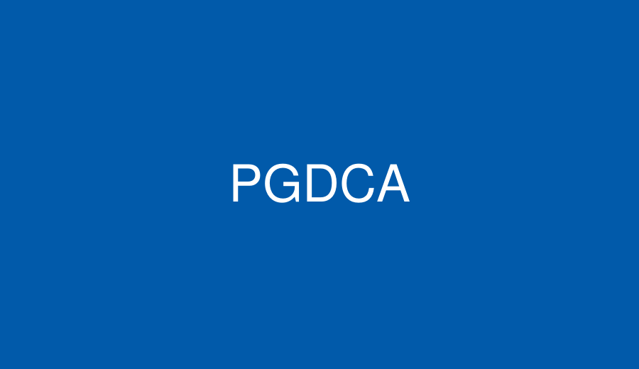 Post Graduate Diploma In Computer Application