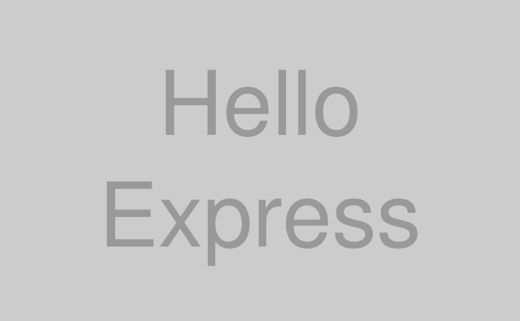 Hello Express