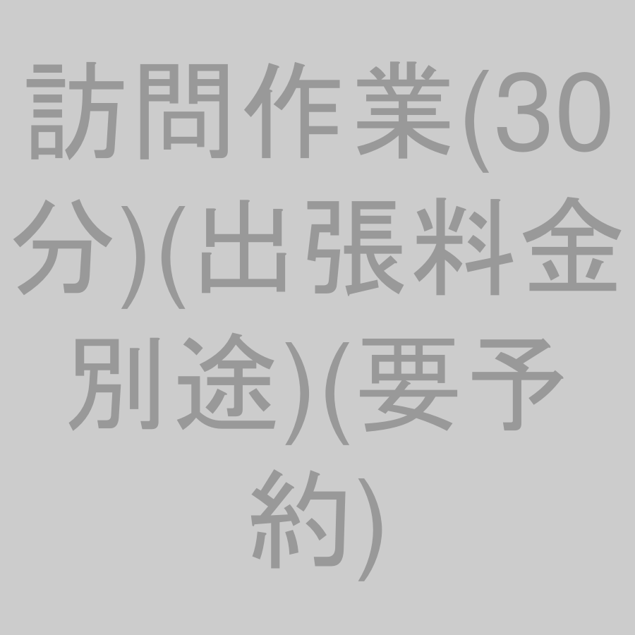 訪問作業(30分)(出張料金別途)(要予約)