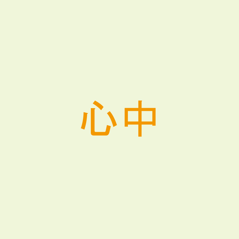 心中